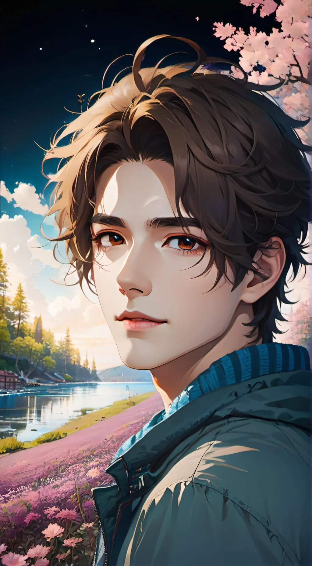 ai character: Adrien background