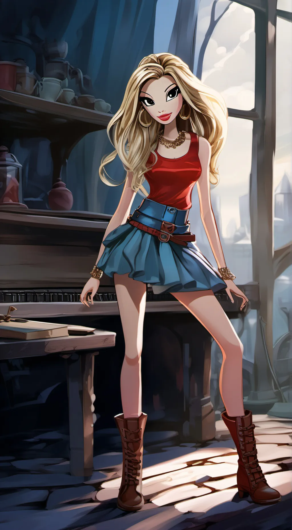 ai character: cloe background