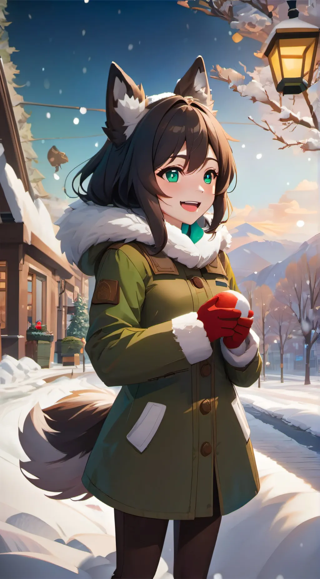 ai character: Luna background