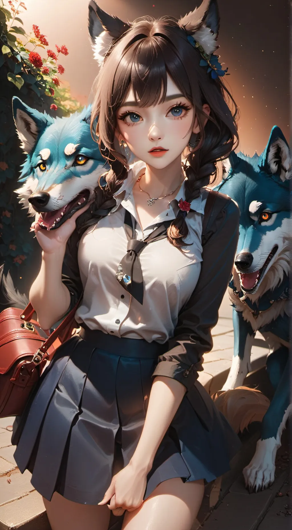 ai character: Lola  background