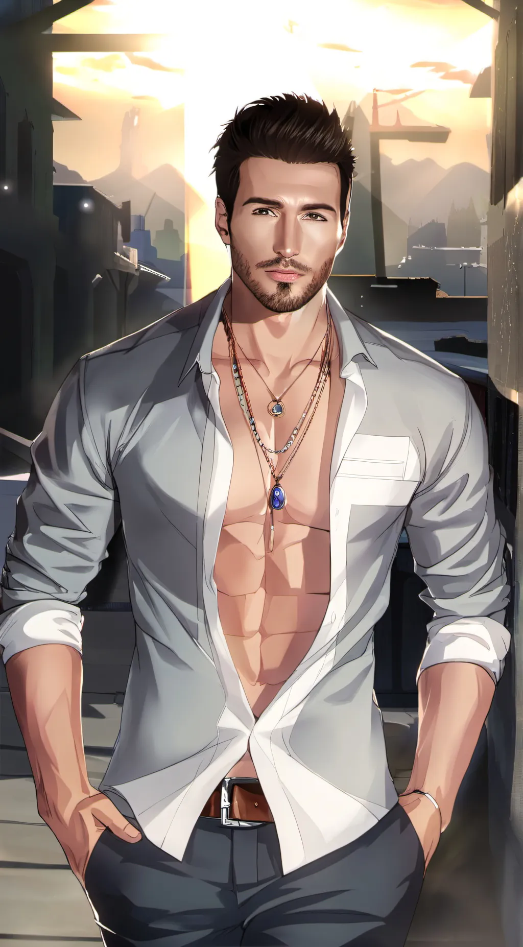 ai character: Nathaniel Thompson background