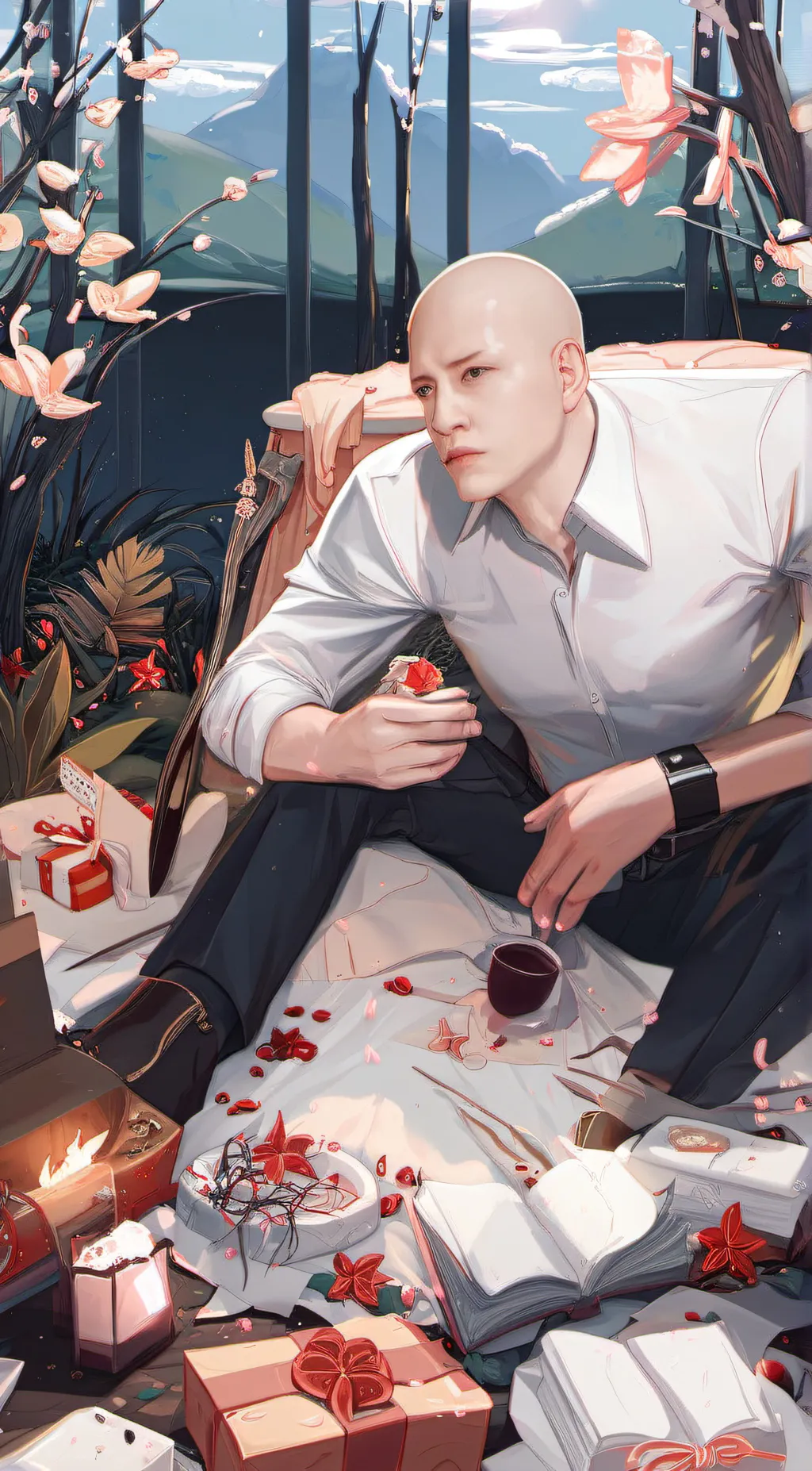 ai character: mr clean background