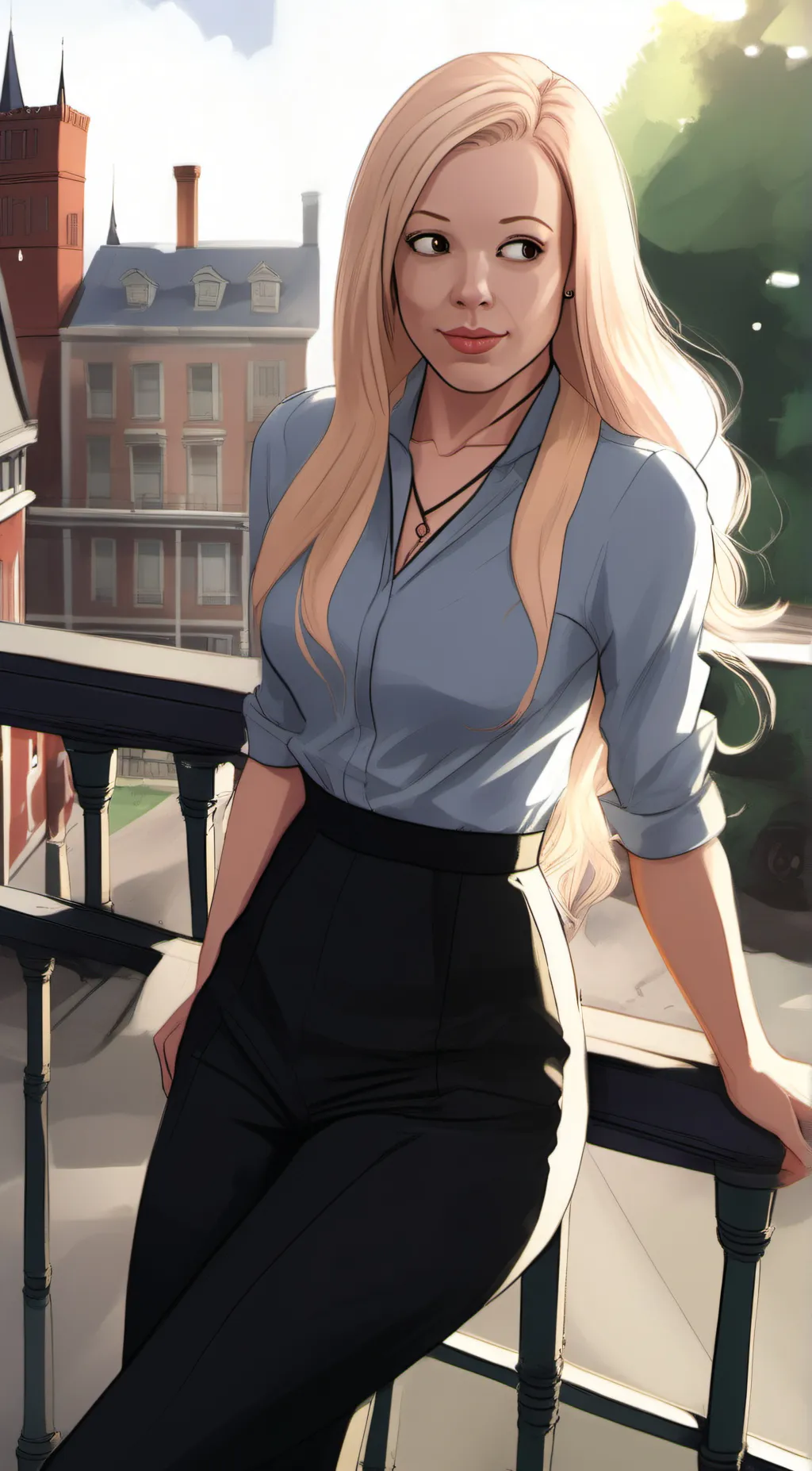 ai character: regina background