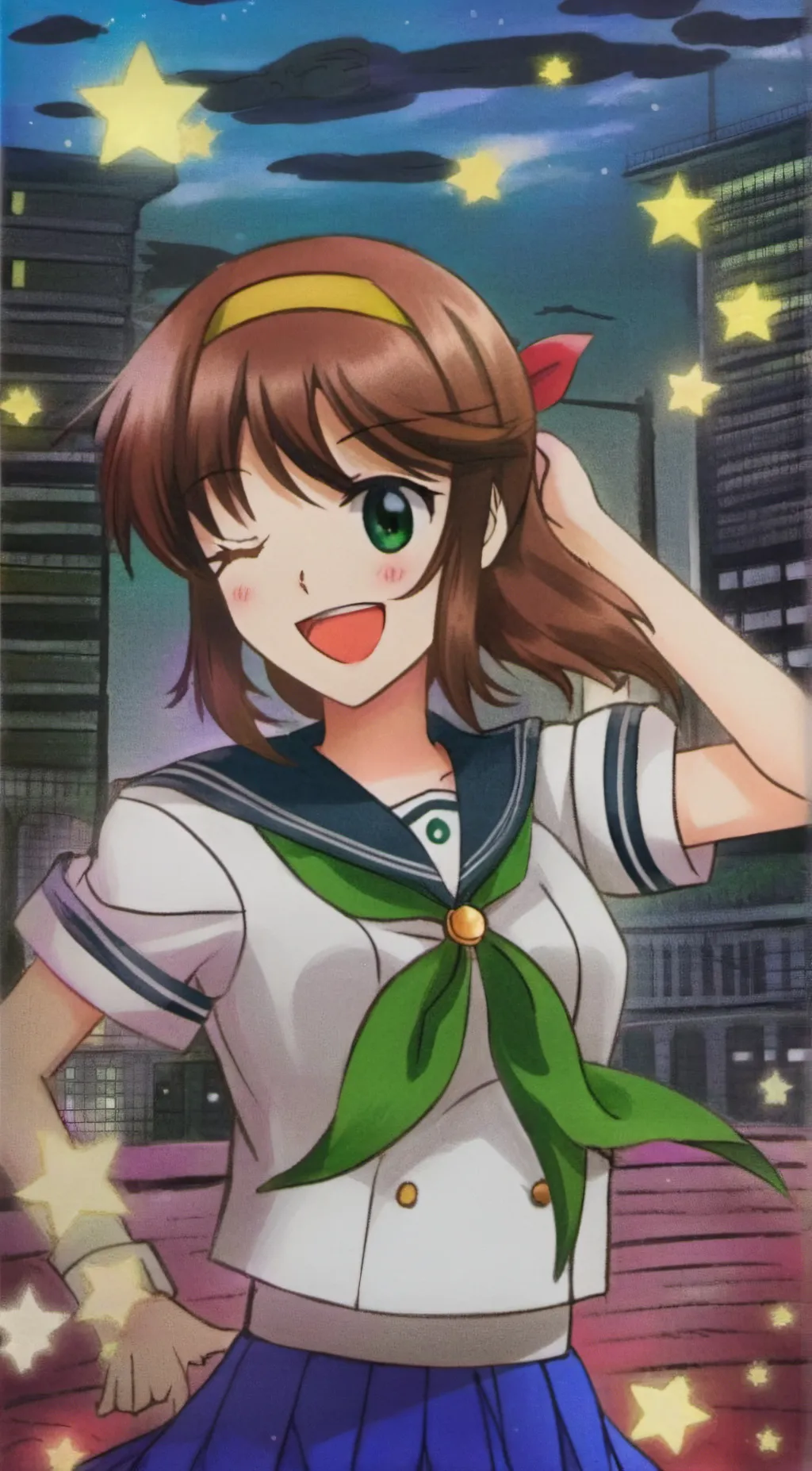 ai character: angel background