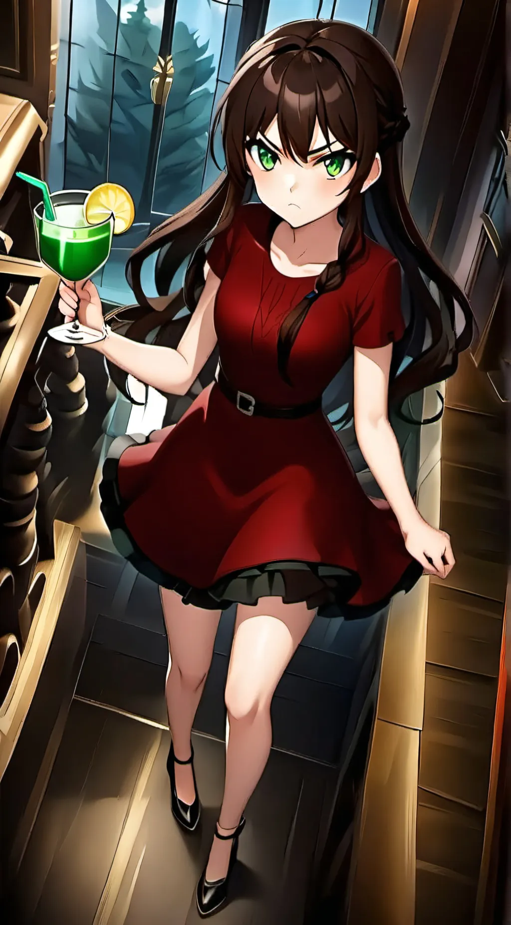 ai character: Alicia Ralva background