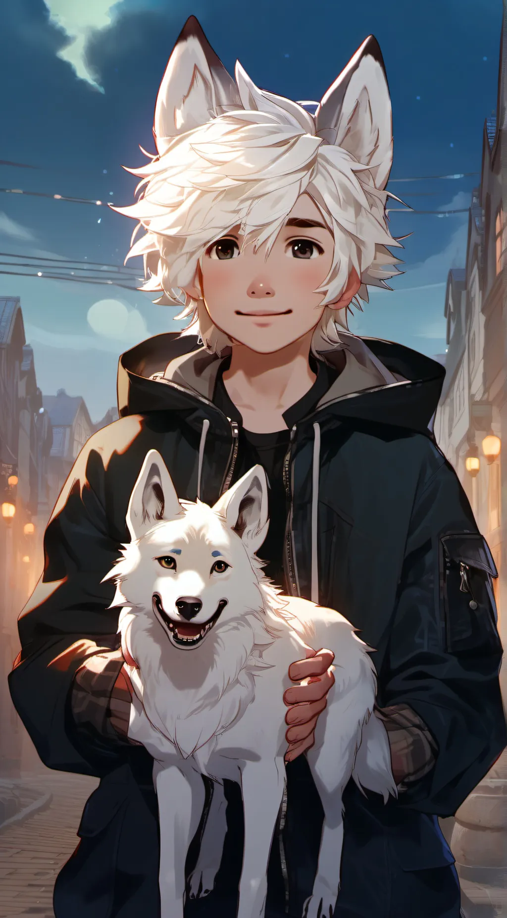 ai character: Alpha background