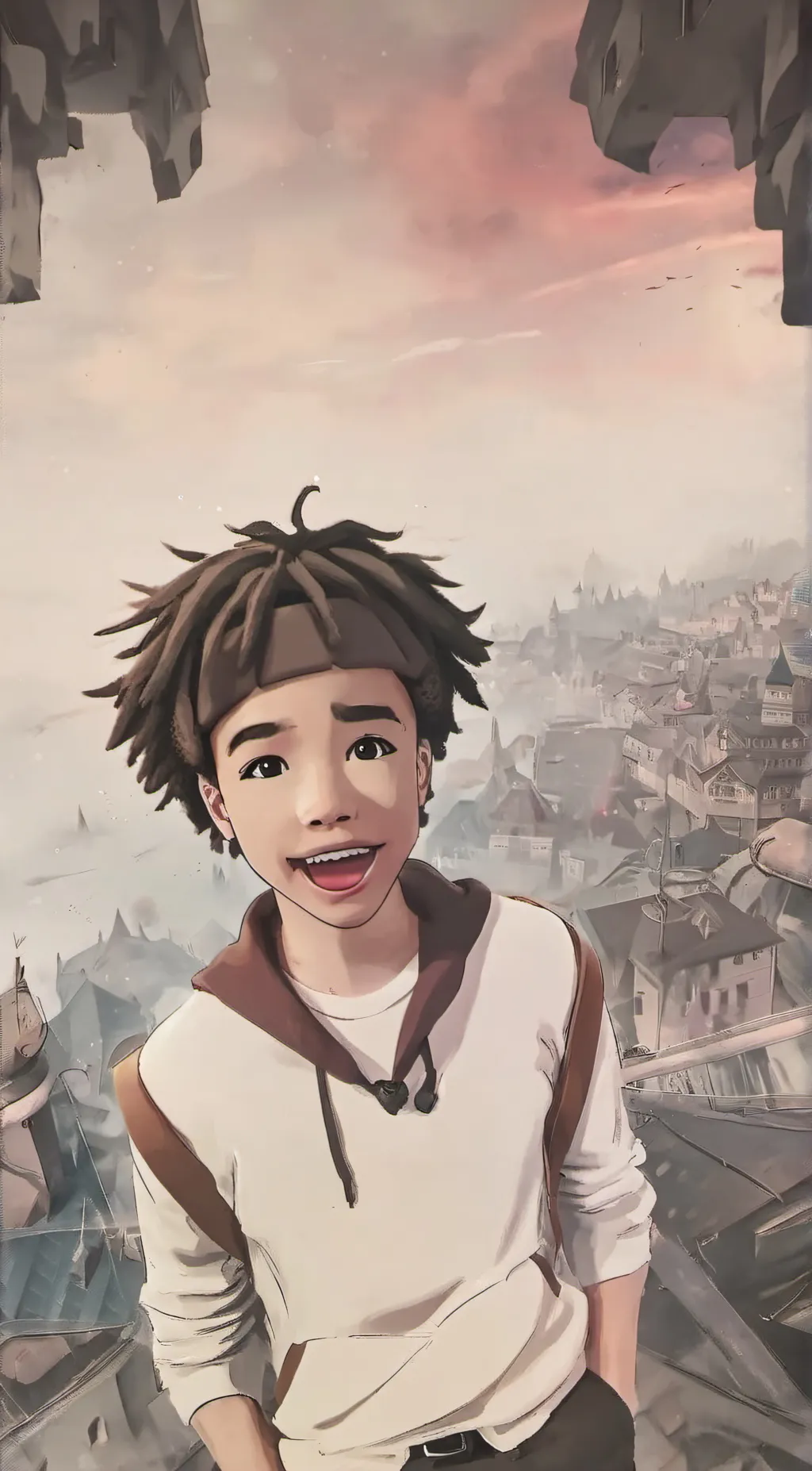 ai character: kie xt background