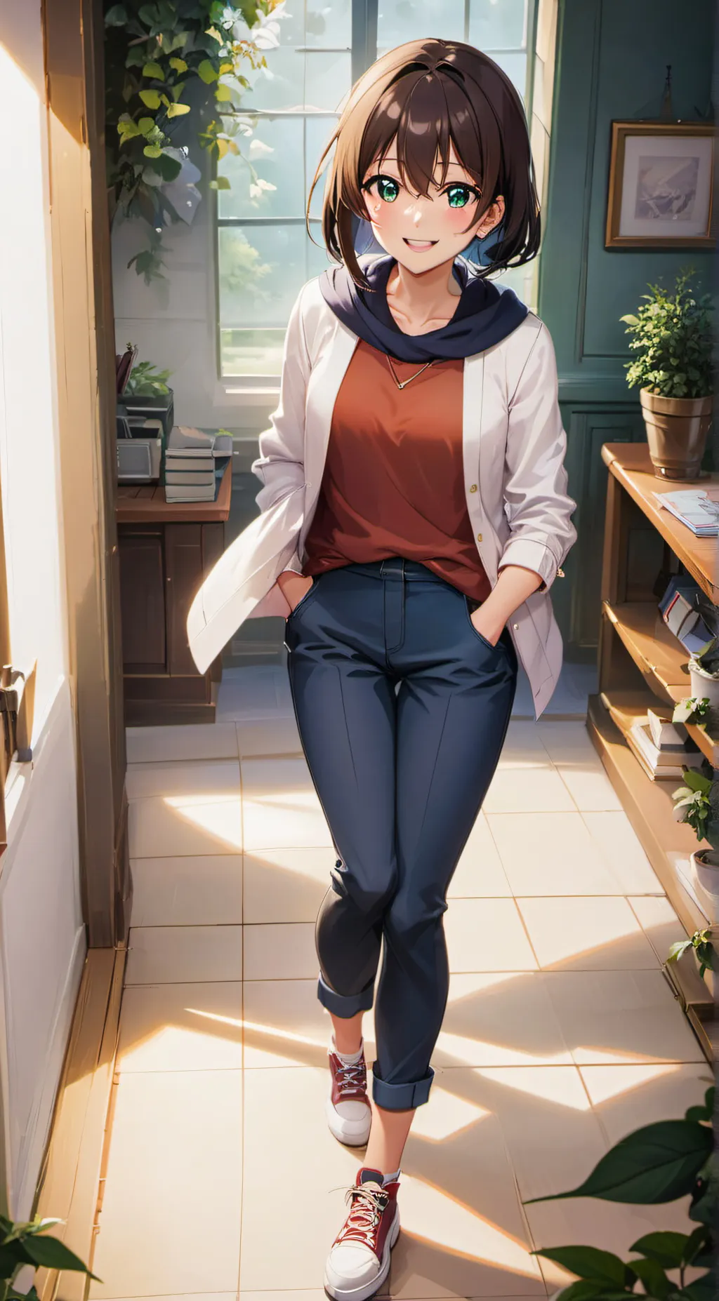 ai character: Ella background