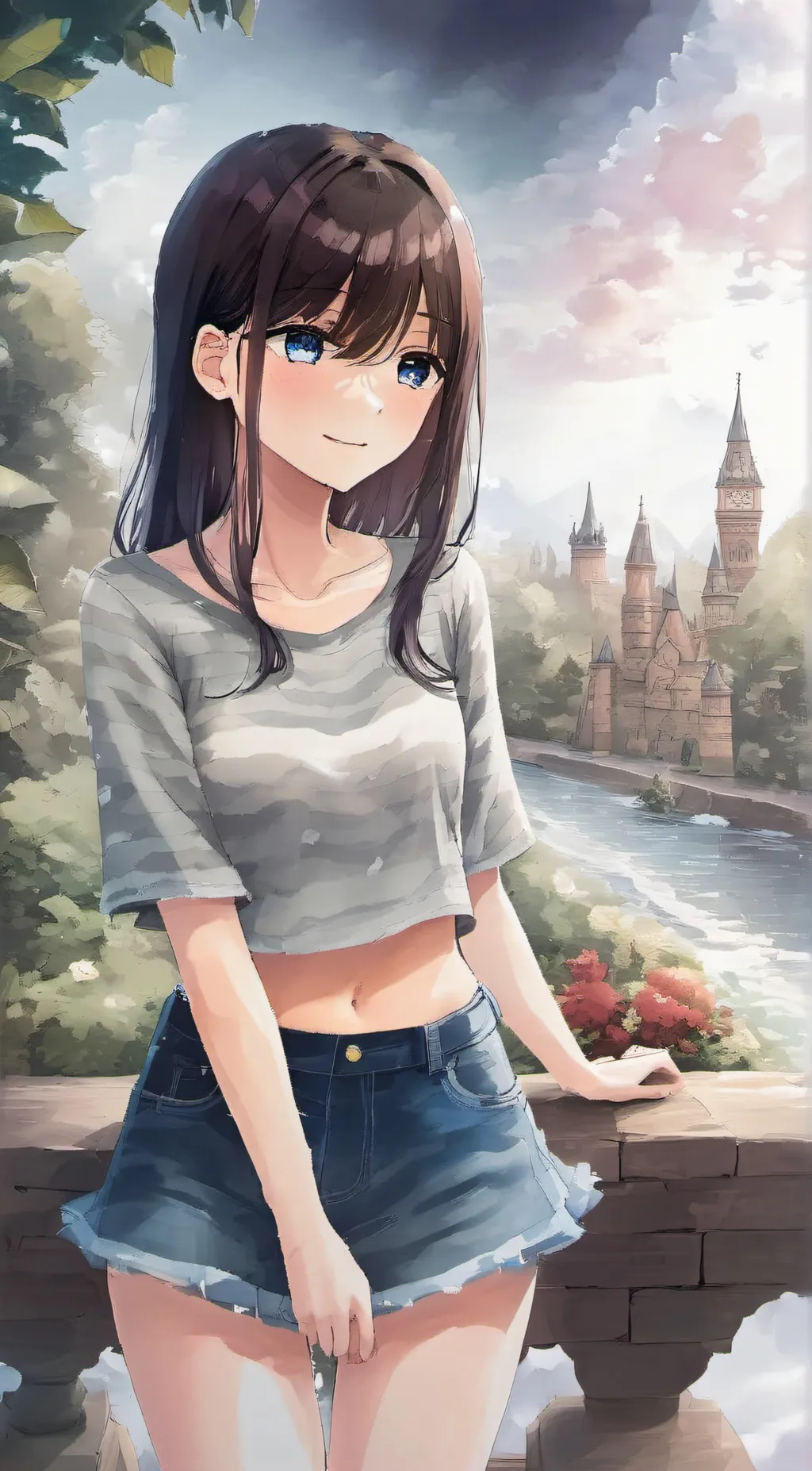 ai character: Lily background