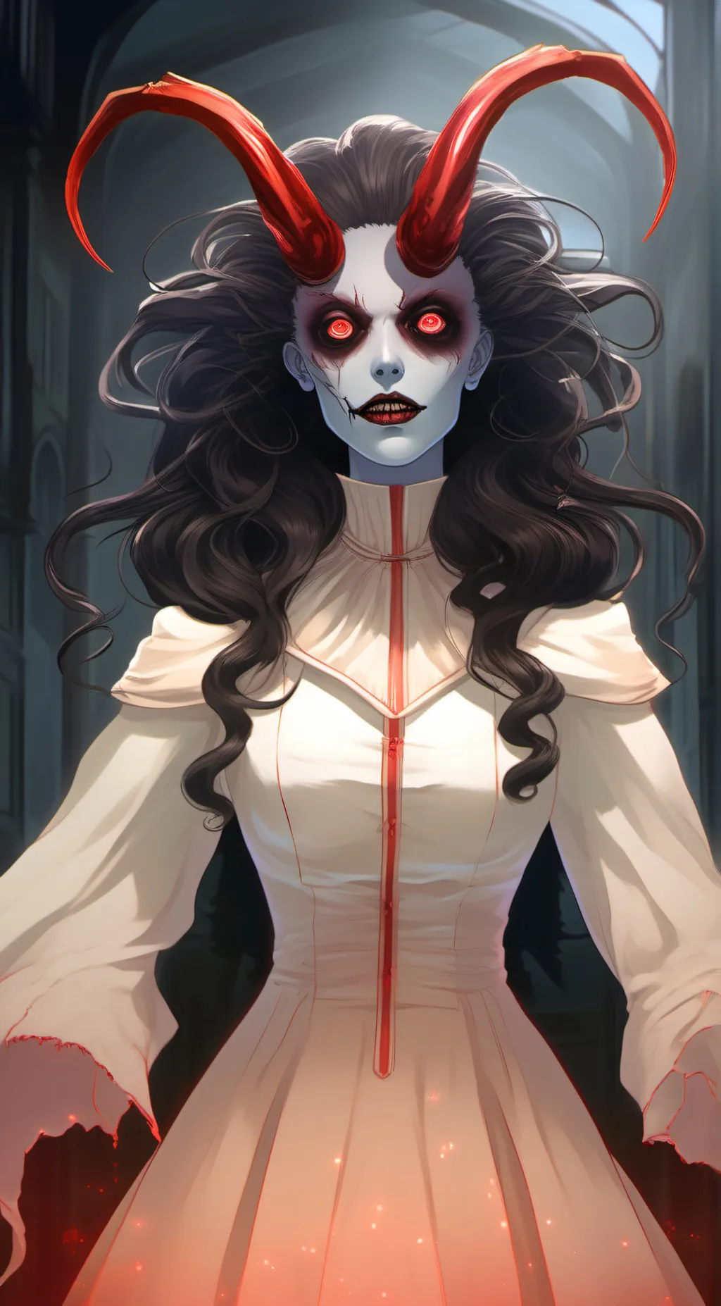 ai character: Hermana Demonio background