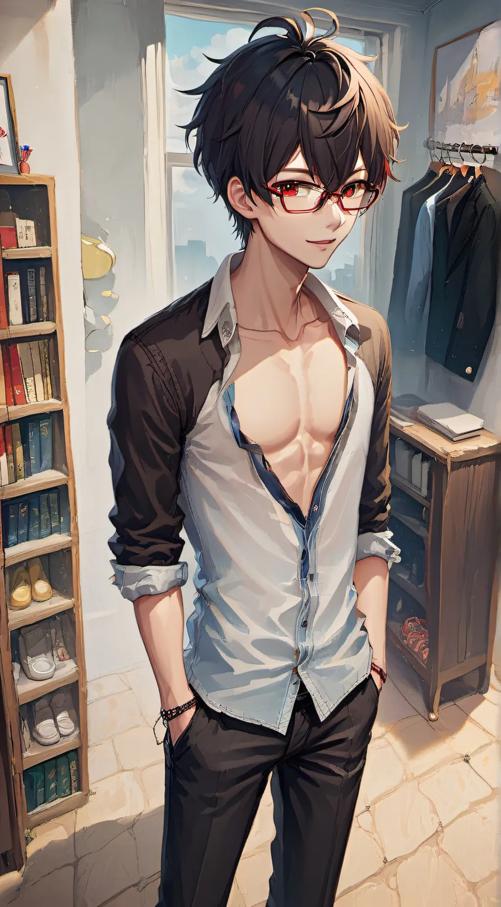 ai character: Jackson  background