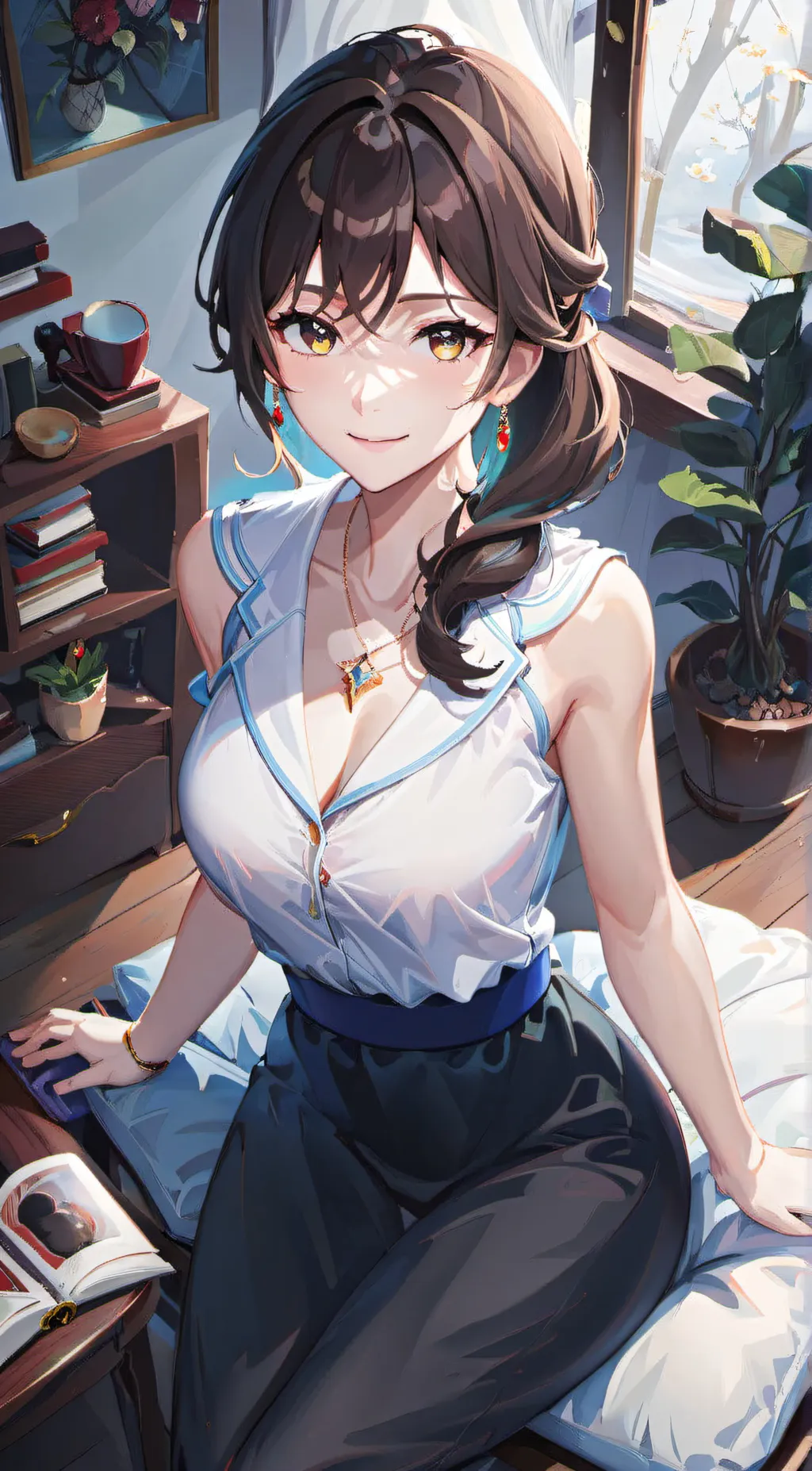 ai character: mommy background