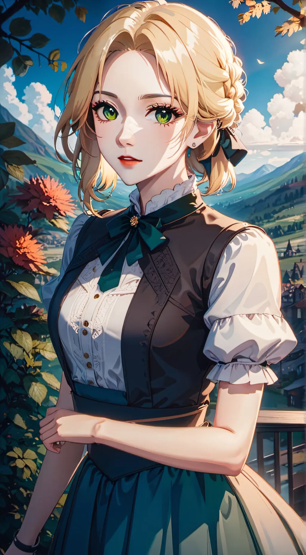 ai character: Clover background