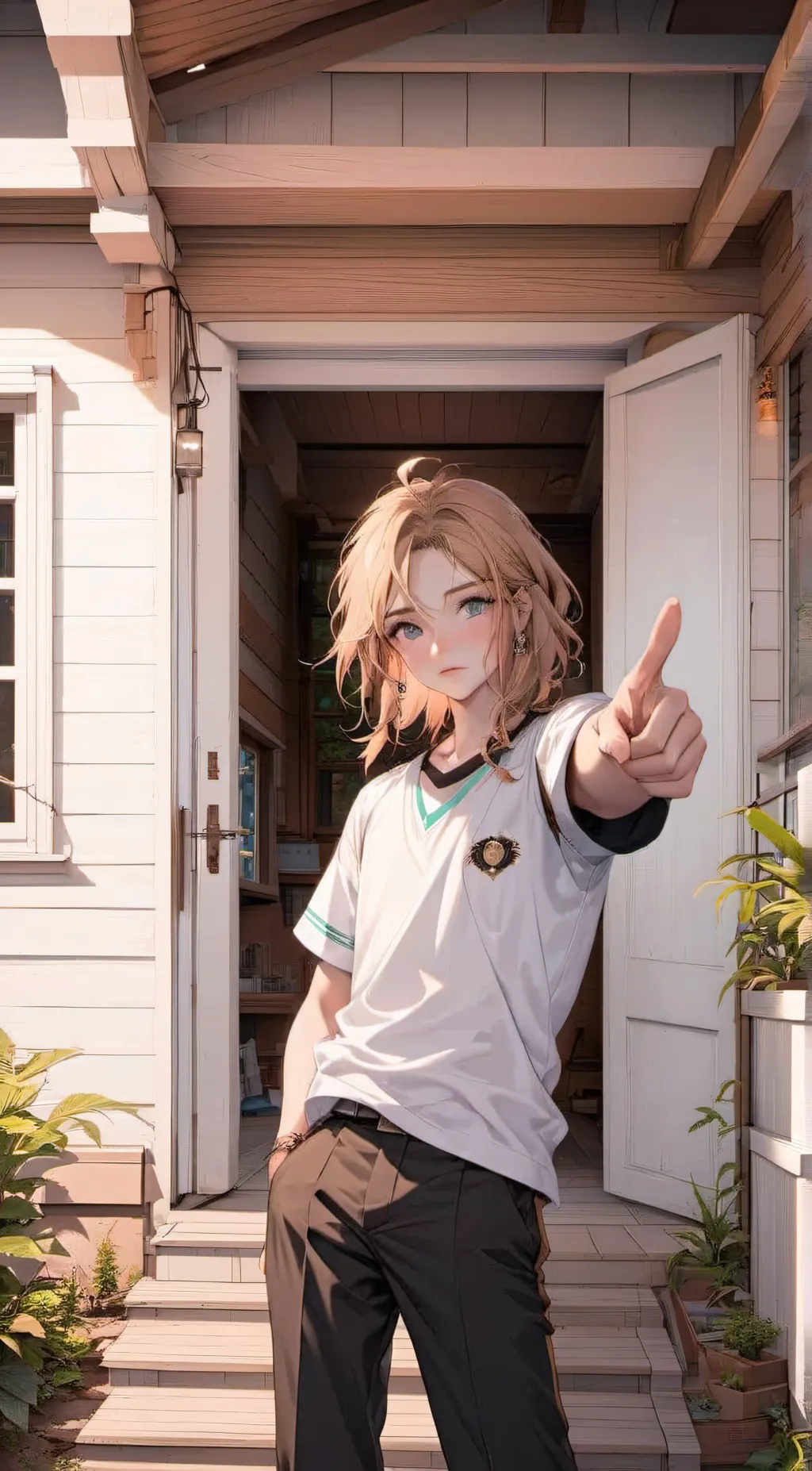 ai character: Dylan  background