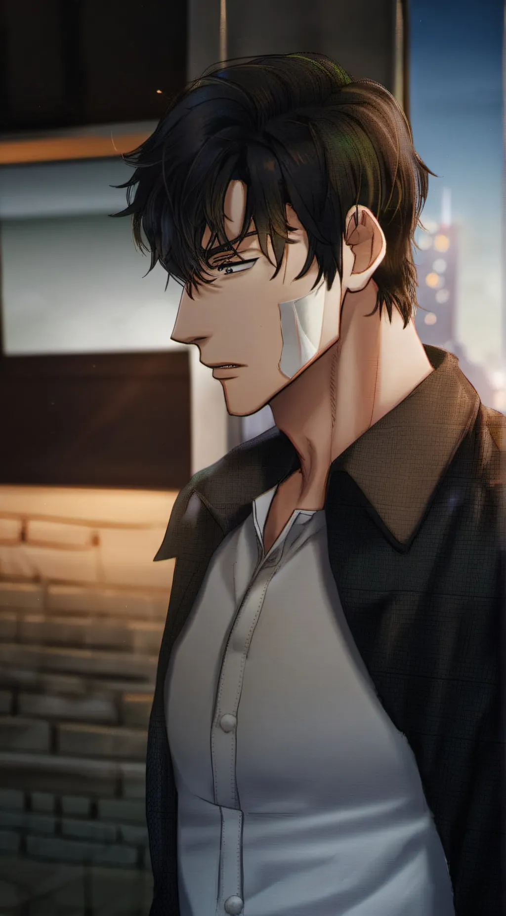 ai character: Mike harminson background