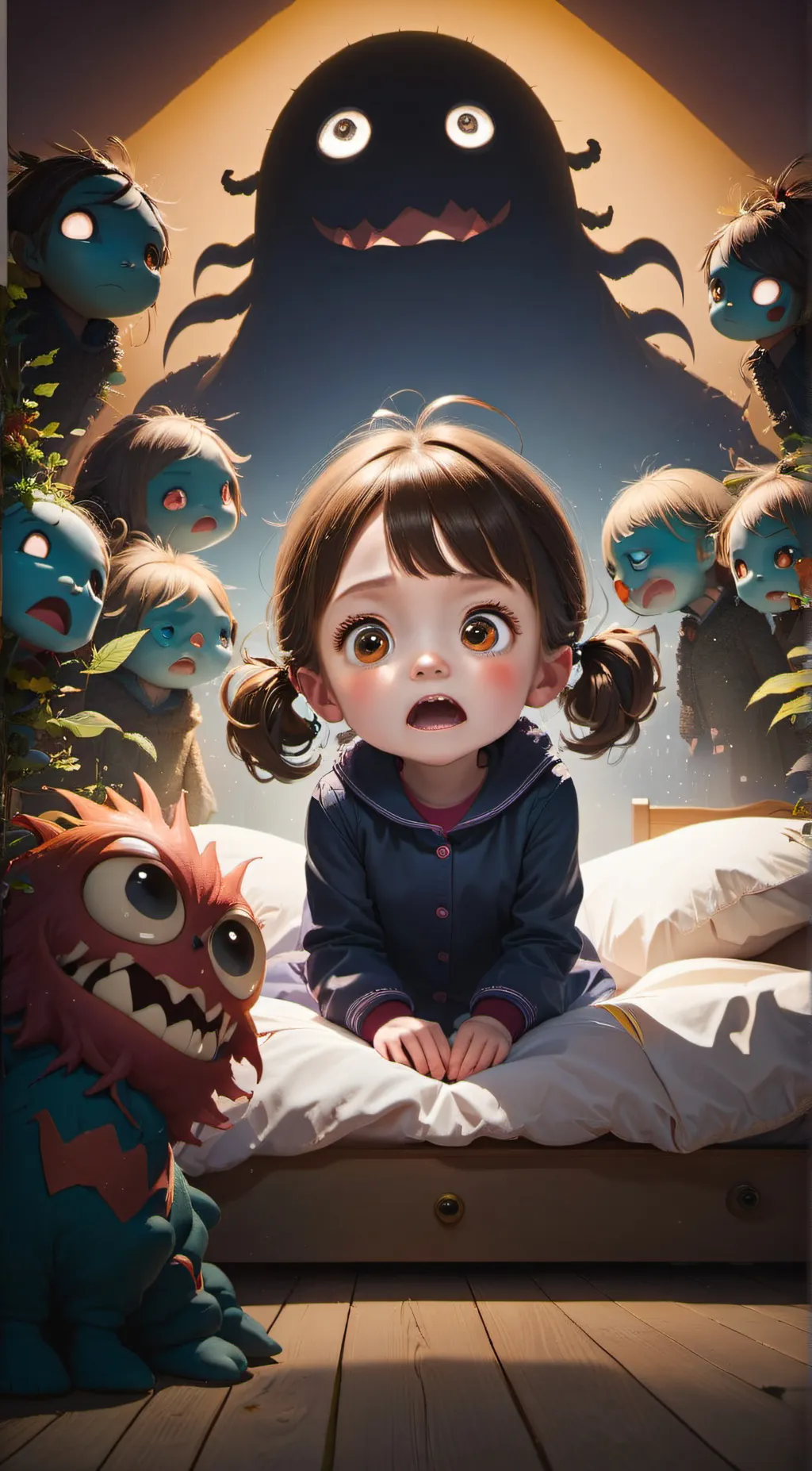 ai character: lucky background