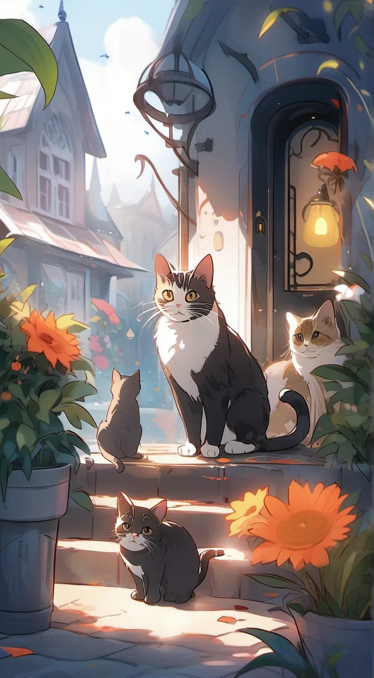 ai character: 《Cat?》 background