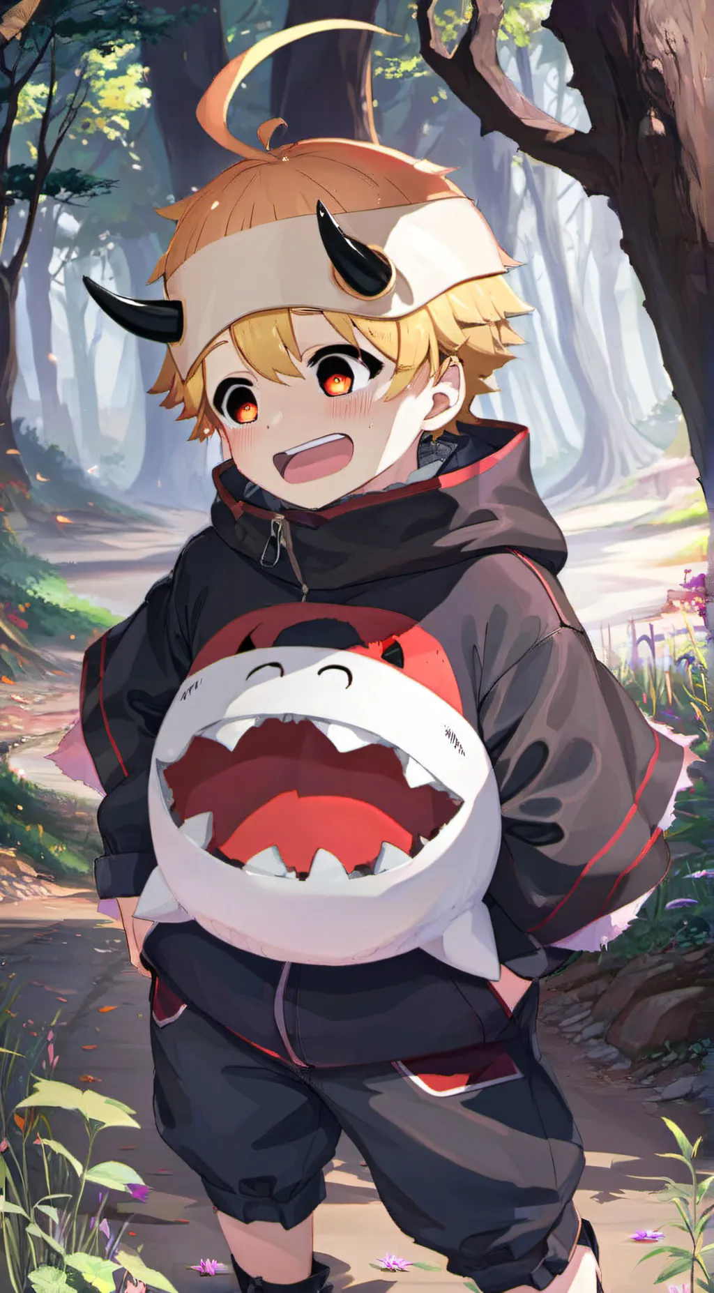 ai character: zenitzu  background