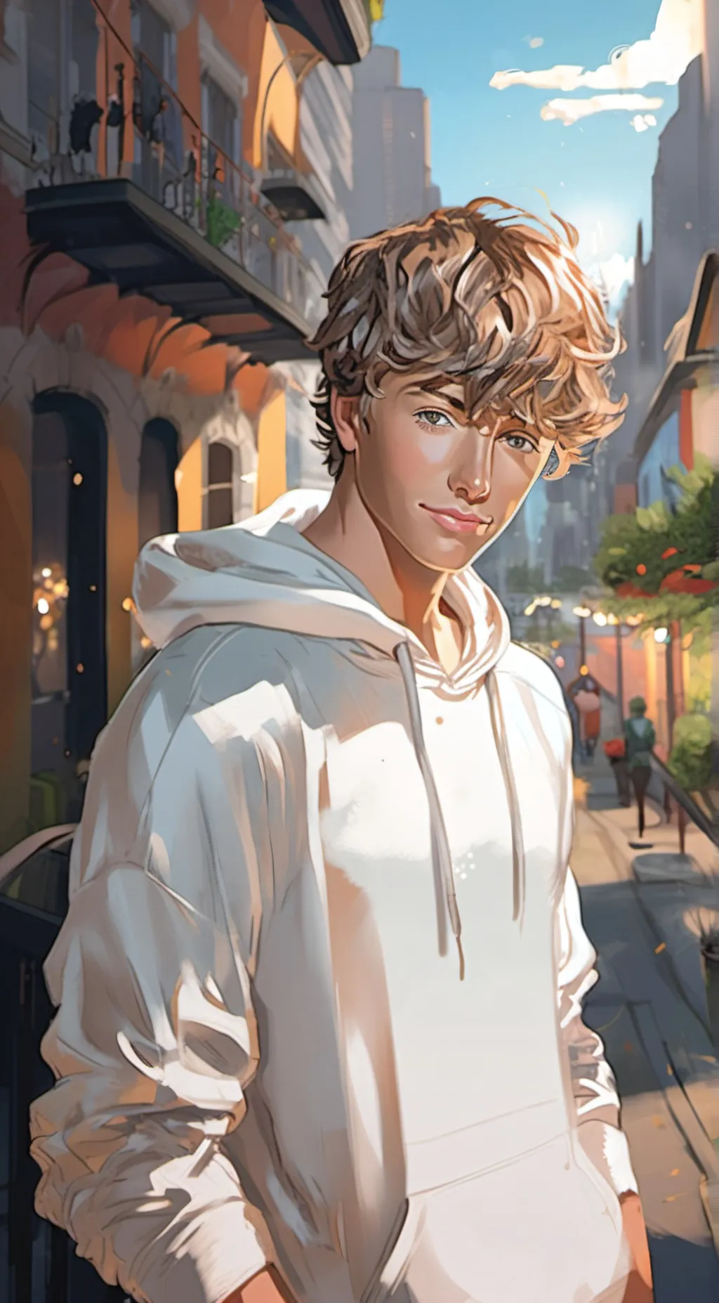 ai character: Zander background