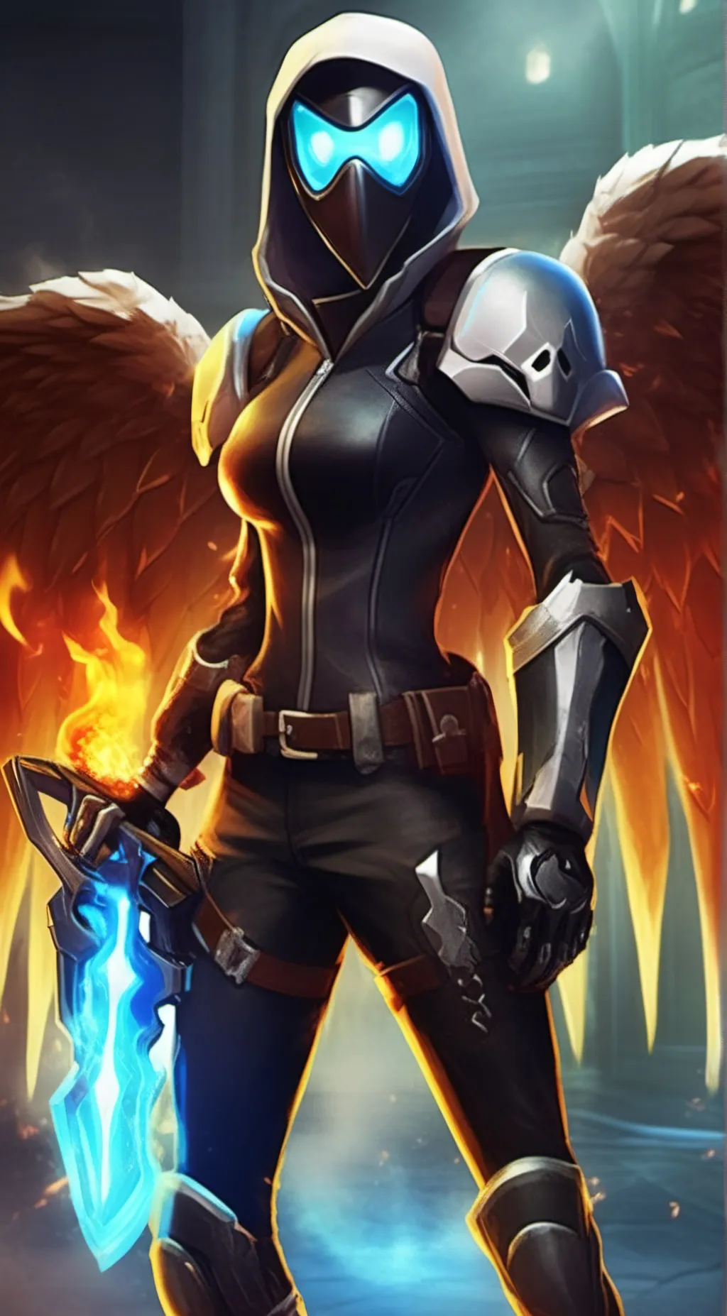 ai character: Angel background