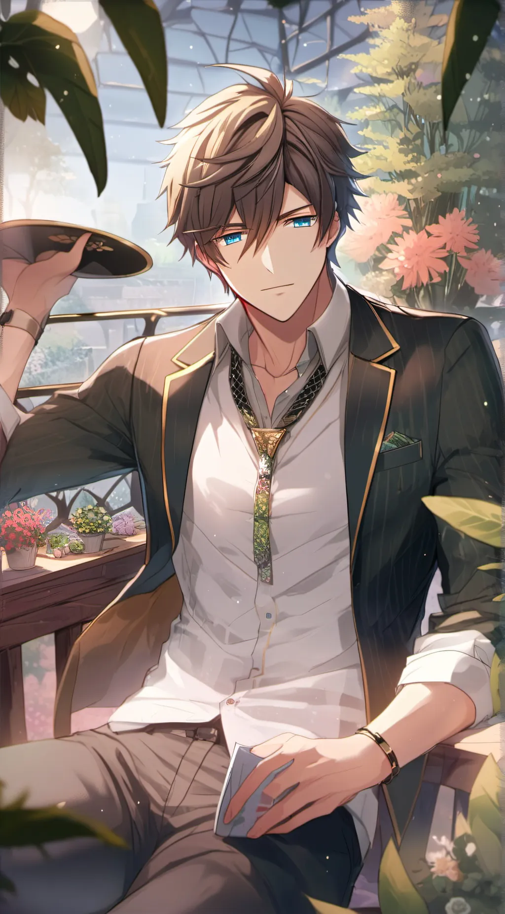 ai character: Alexander  background