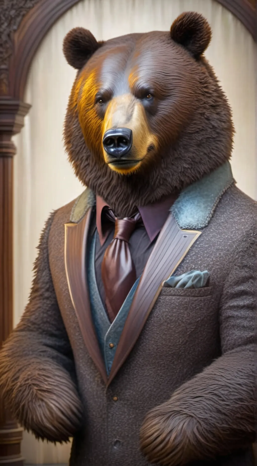 ai character: Freddy Fazbear background