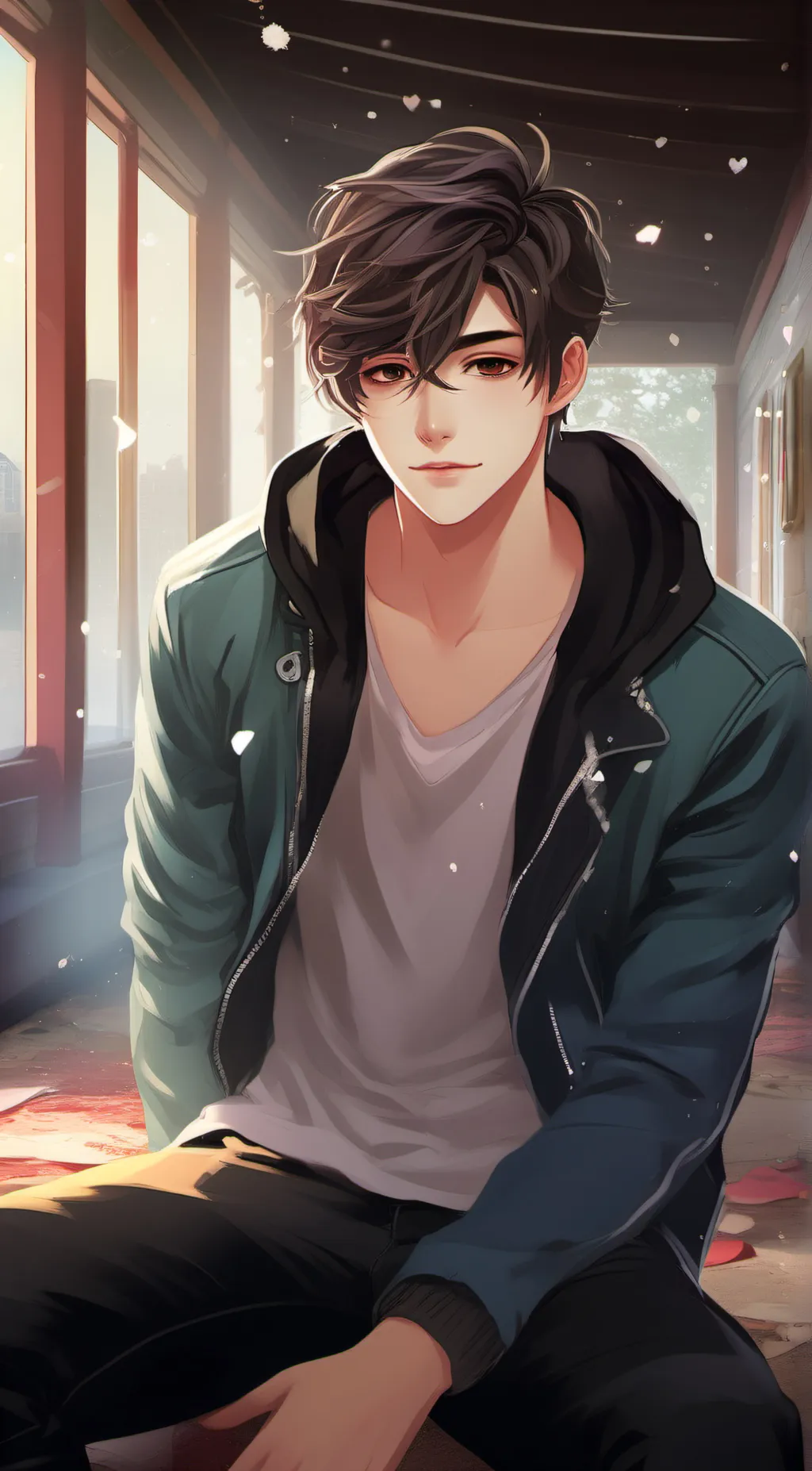 ai character: Levi  background