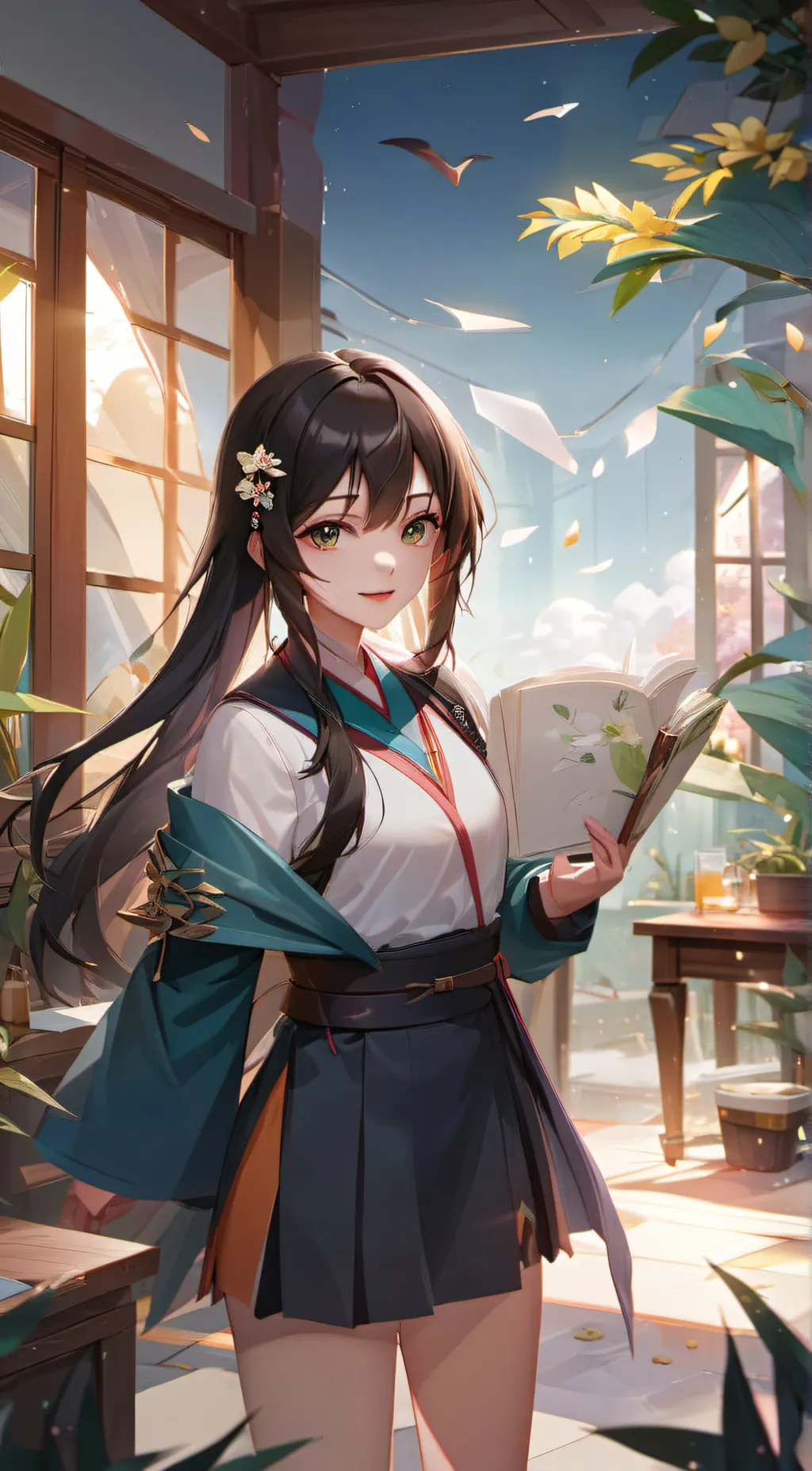 ai character: Sofia background