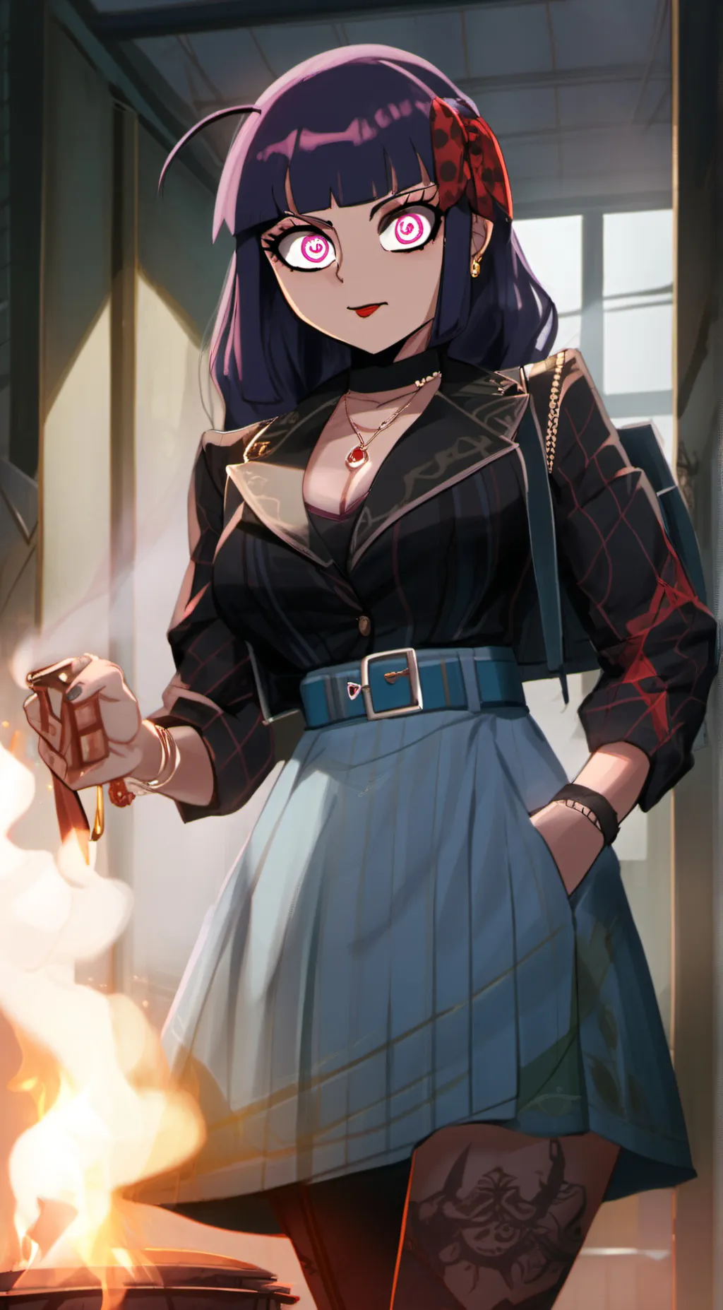 ai character: evil moon kid 2'0 background