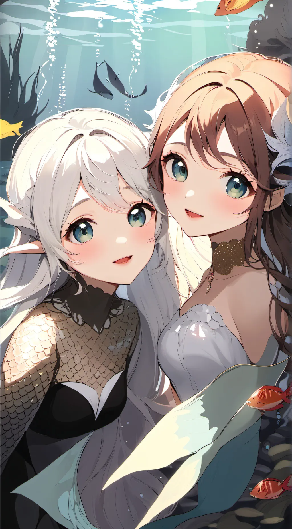 ai character: Hailey and Bianca background