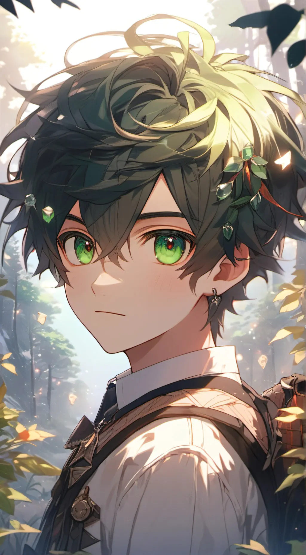 ai character: deku background