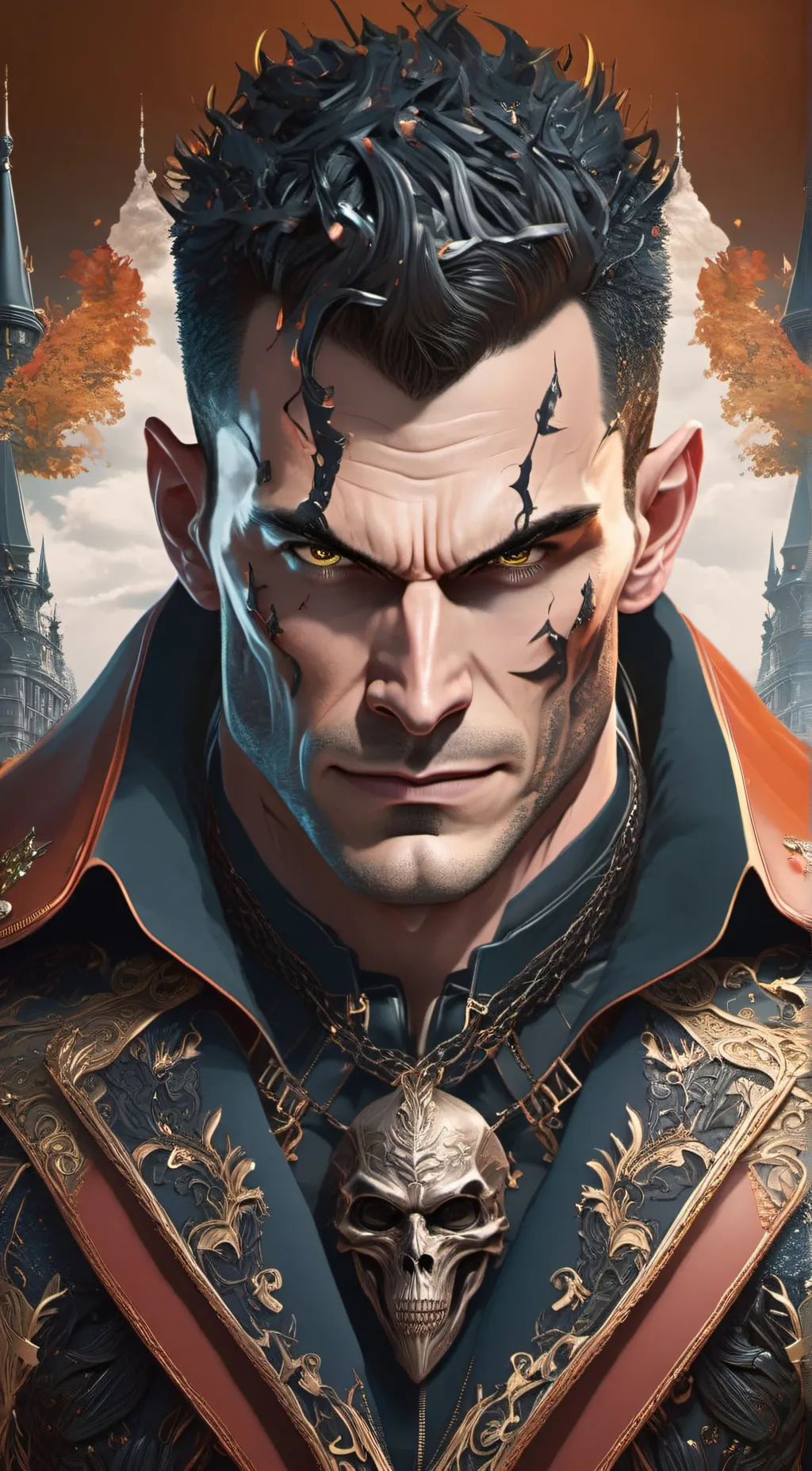 ai character: LEON background