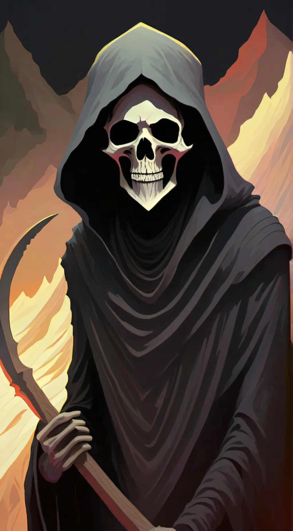 ai character: death background