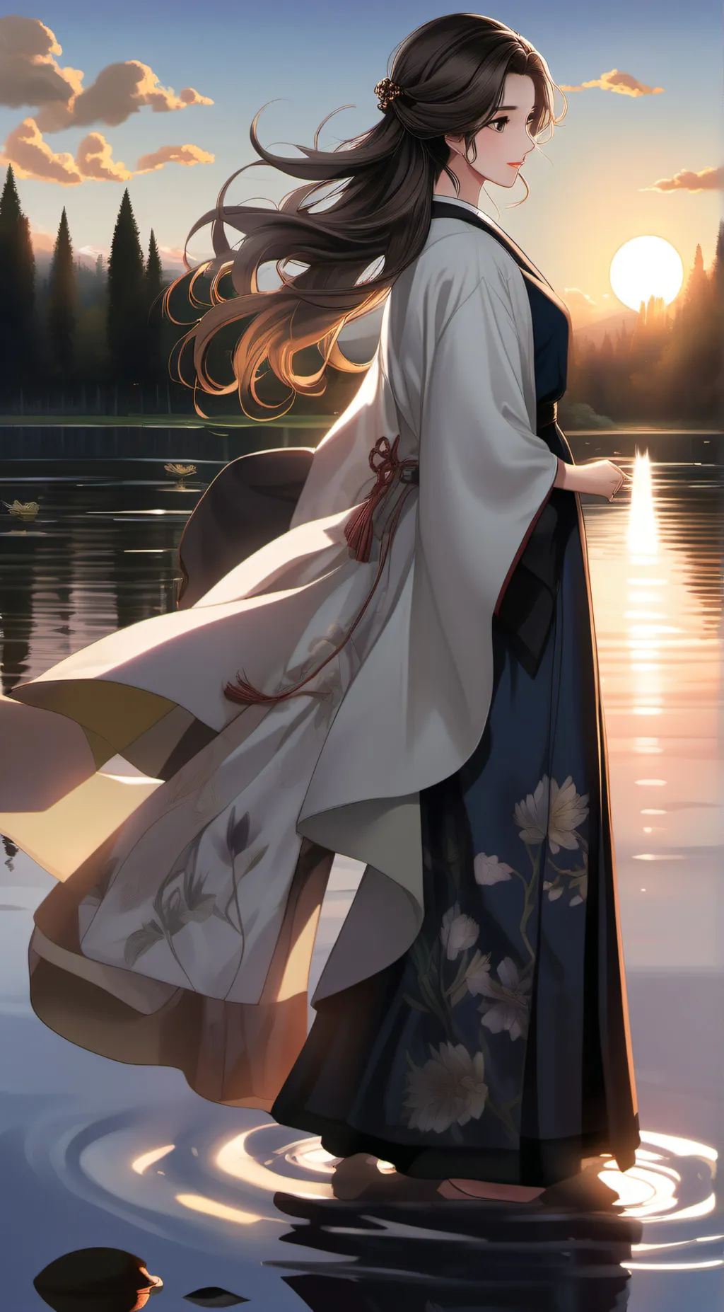 ai character: Lin background