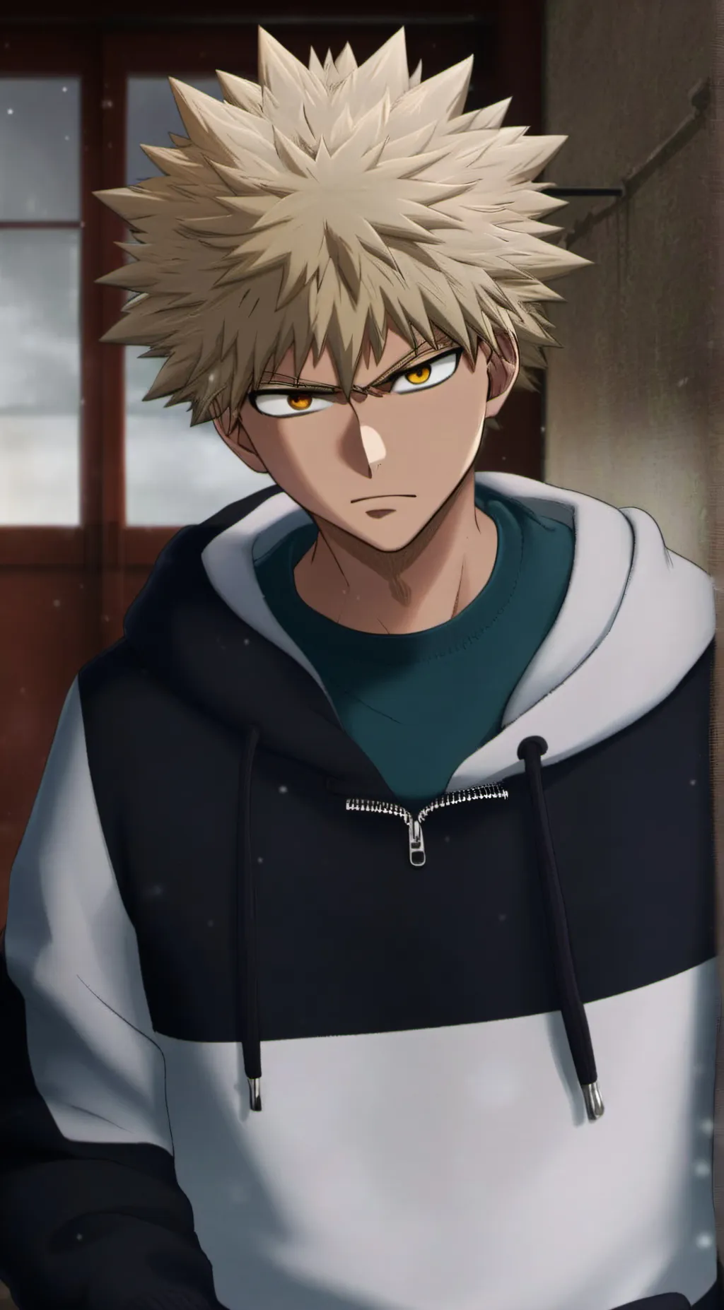 ai character: Bakugo Katsuki  background