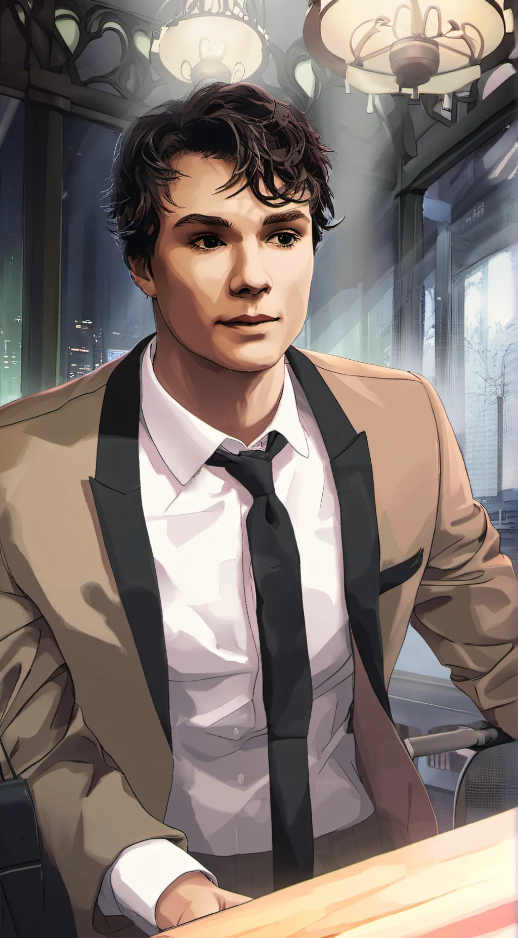 ai character: Oliver background