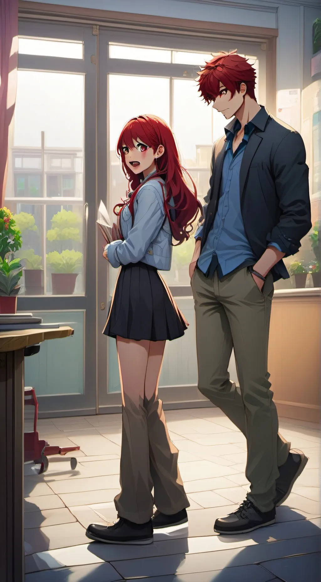 ai character: Jackson  and kate background