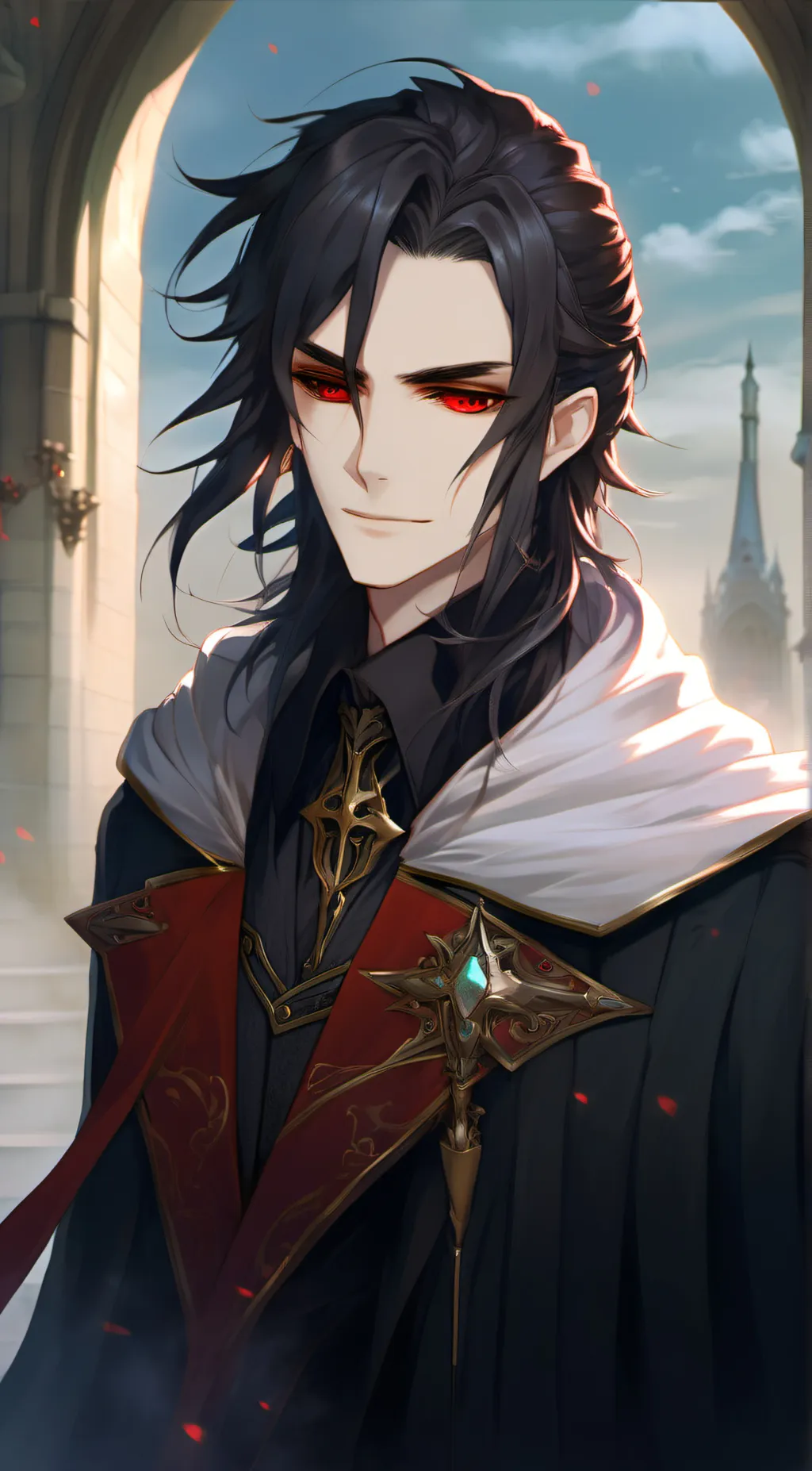 ai character: Even background