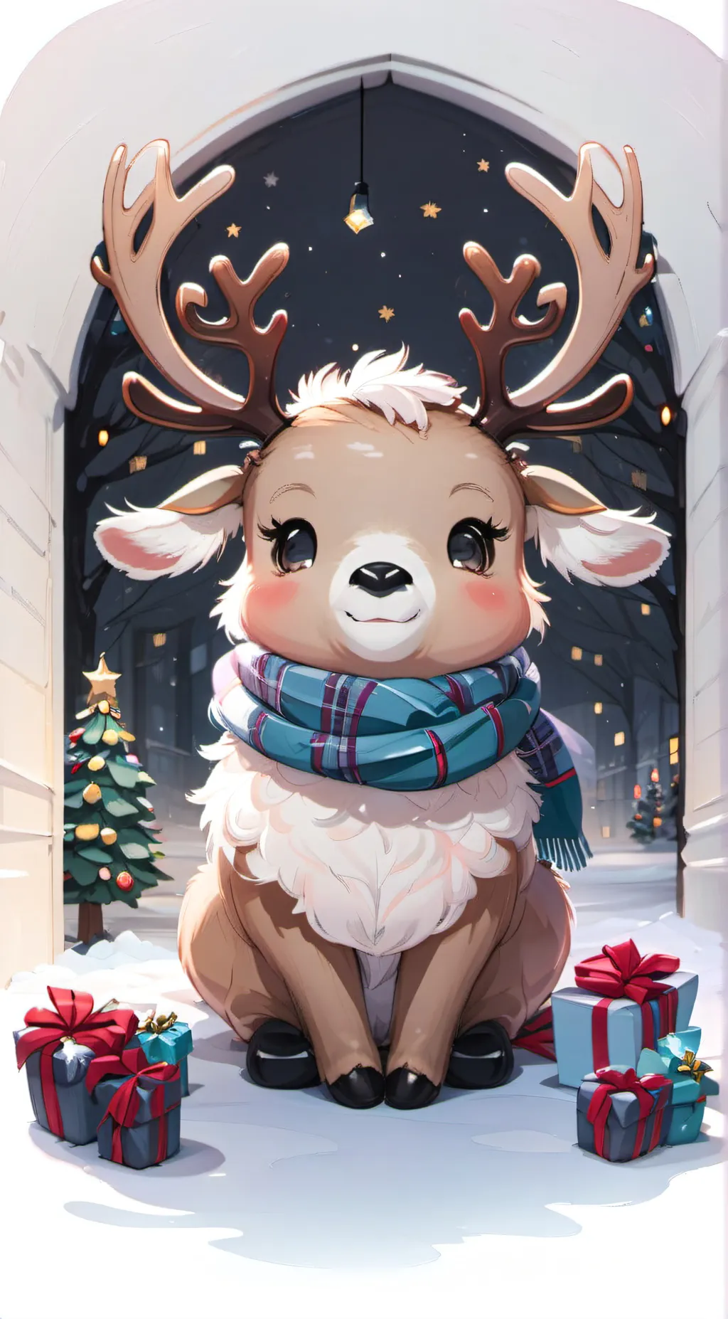 ai character: Scarlet background