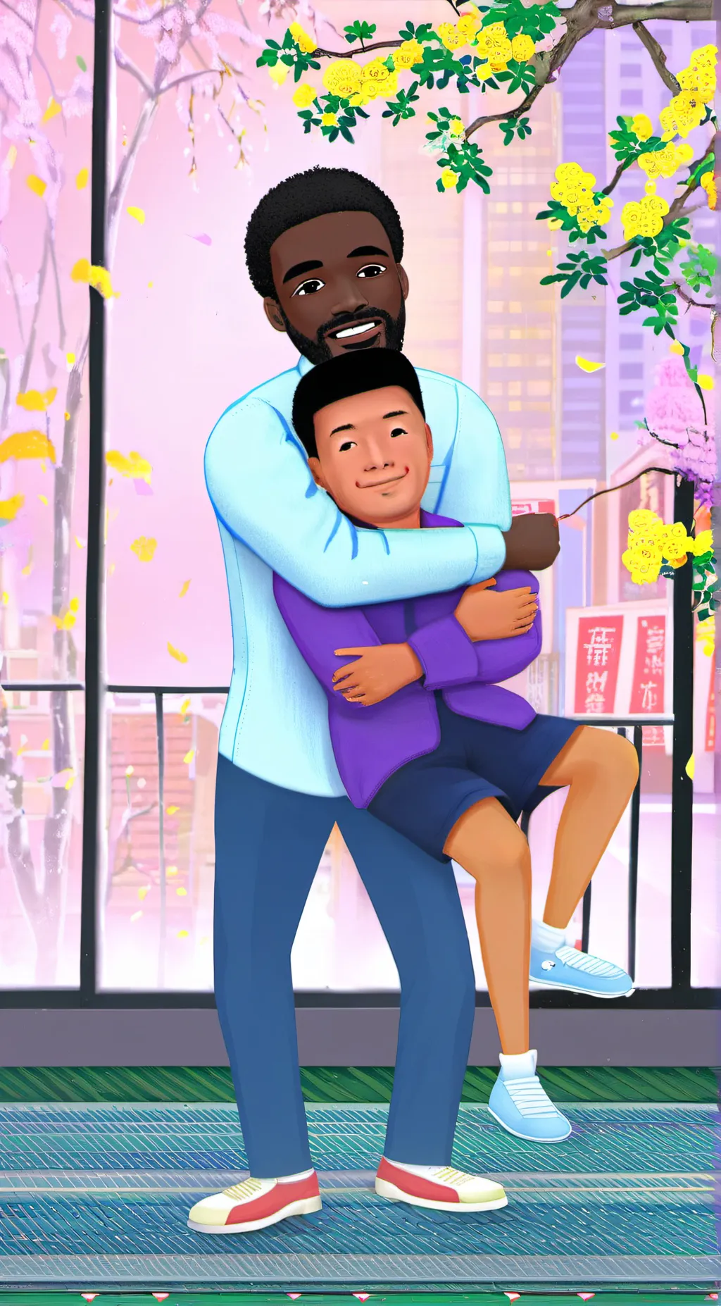 ai character: chinig background