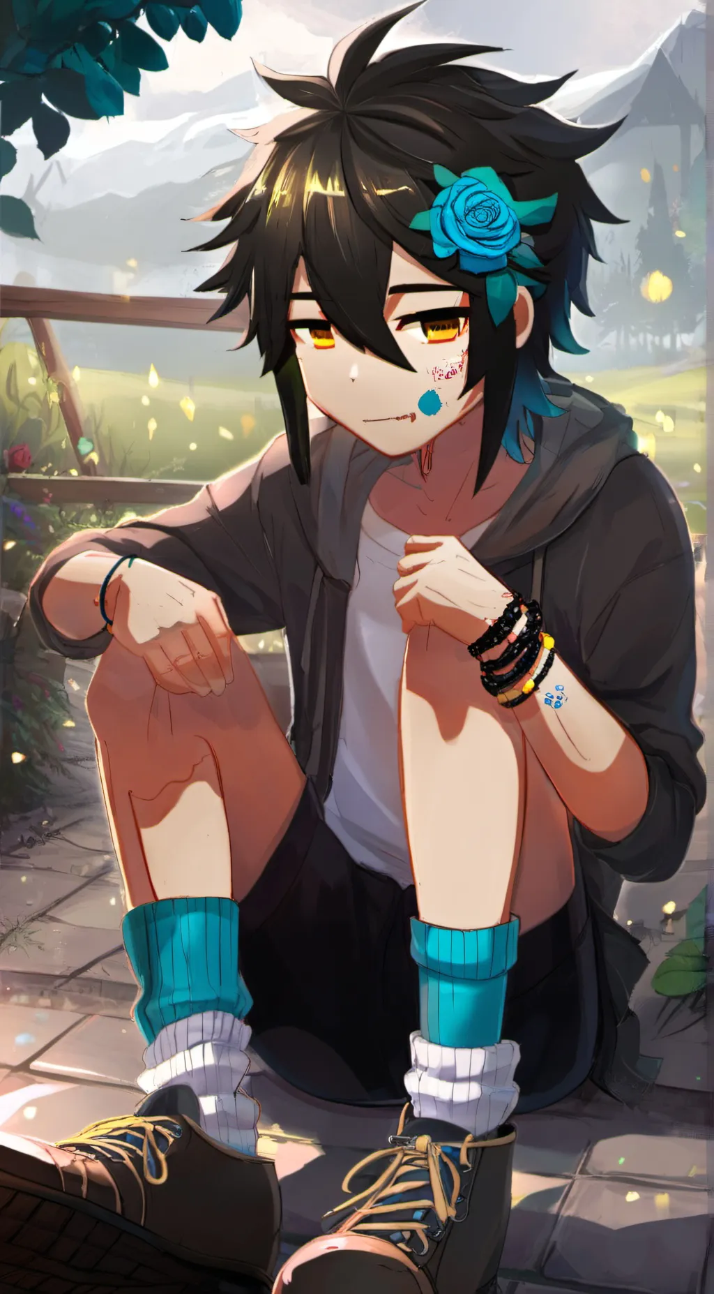 ai character: Mako shinazugawa background