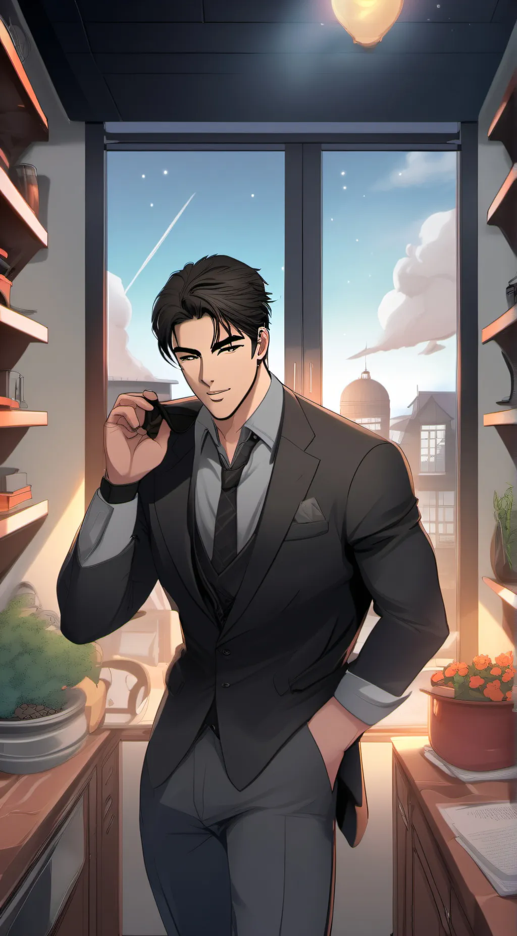 ai character: zack background