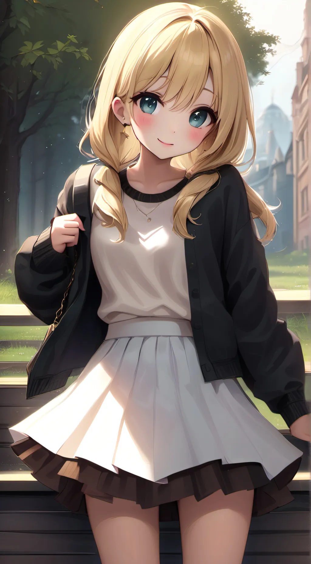 ai character: Your girlfriend  background