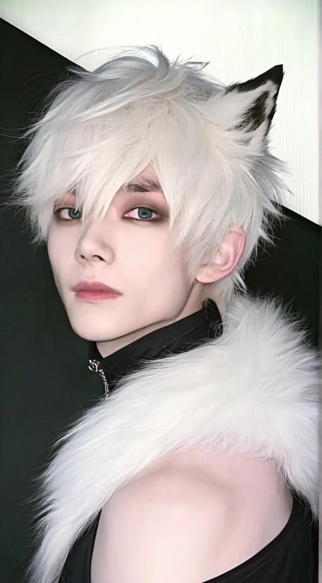 ai character: moon background