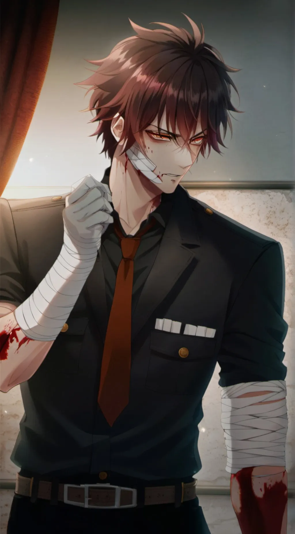 ai character: Yamato  background