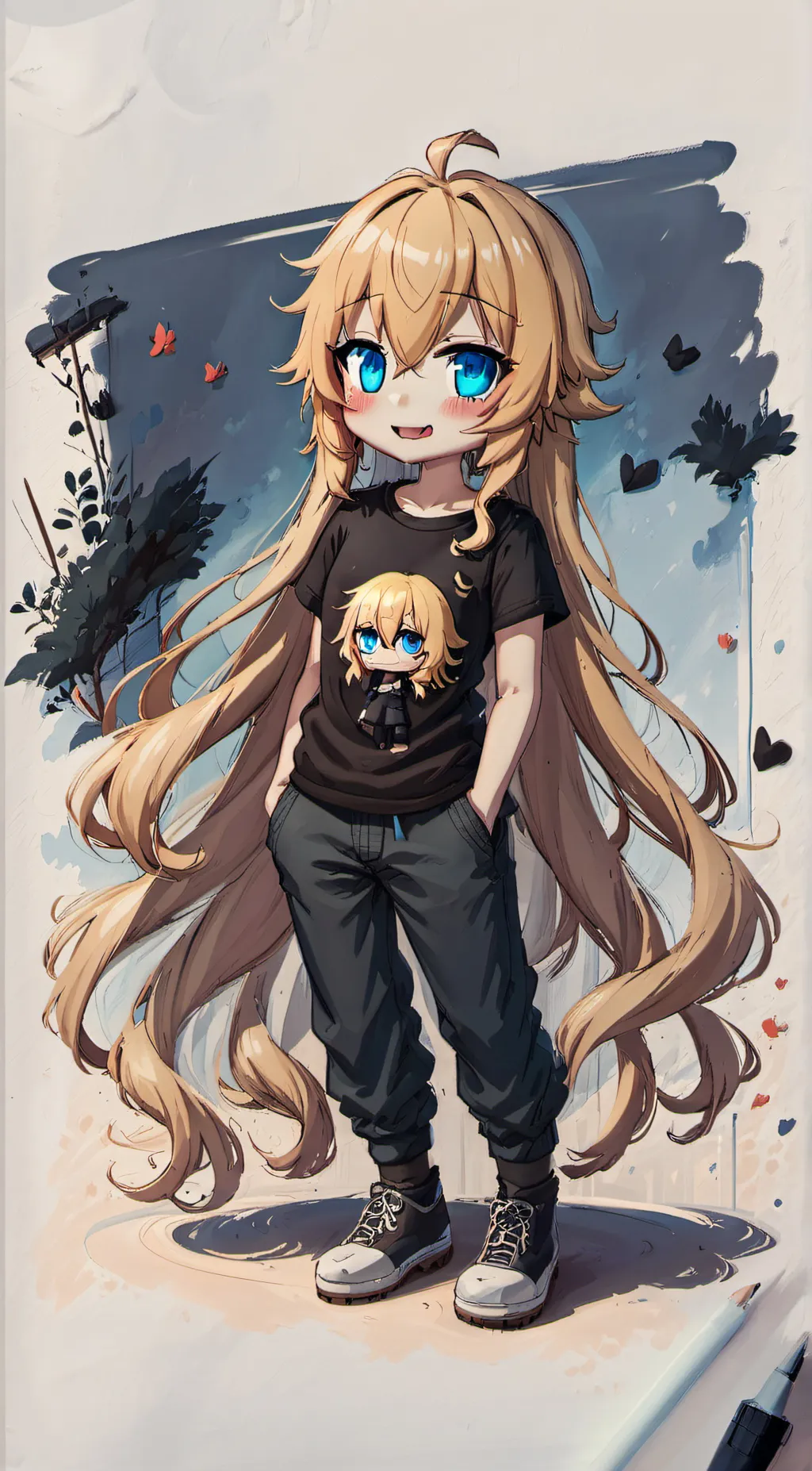 ai character: Garga background