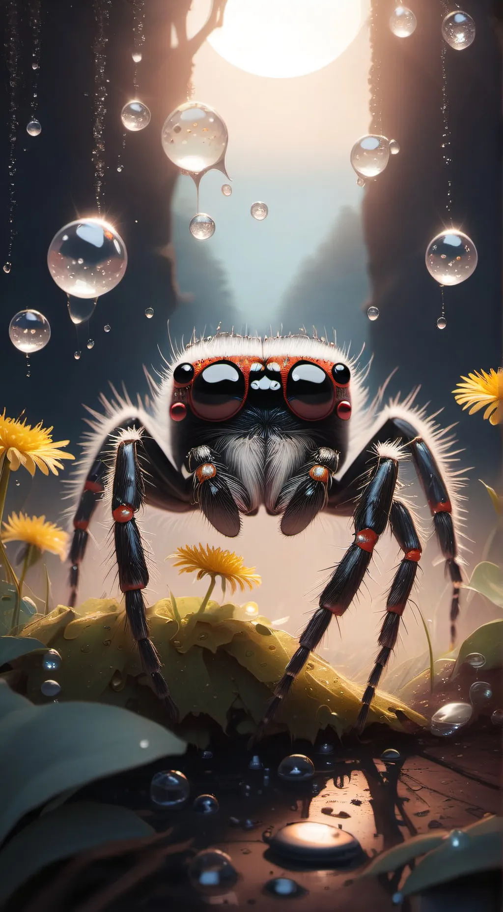 ai character: Chicken Little background