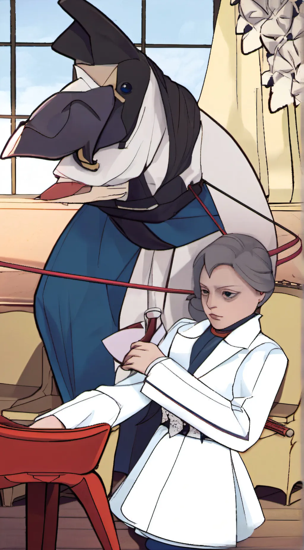 ai character: Andrew  background