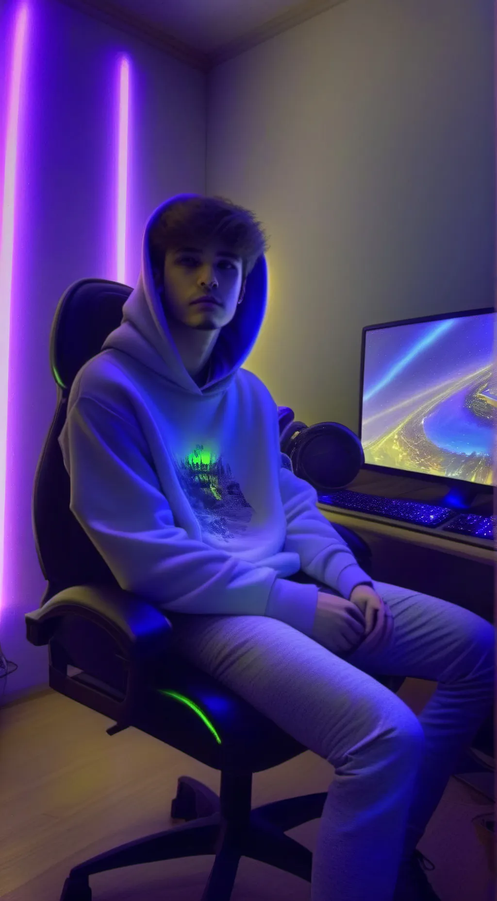 ai character: mac background