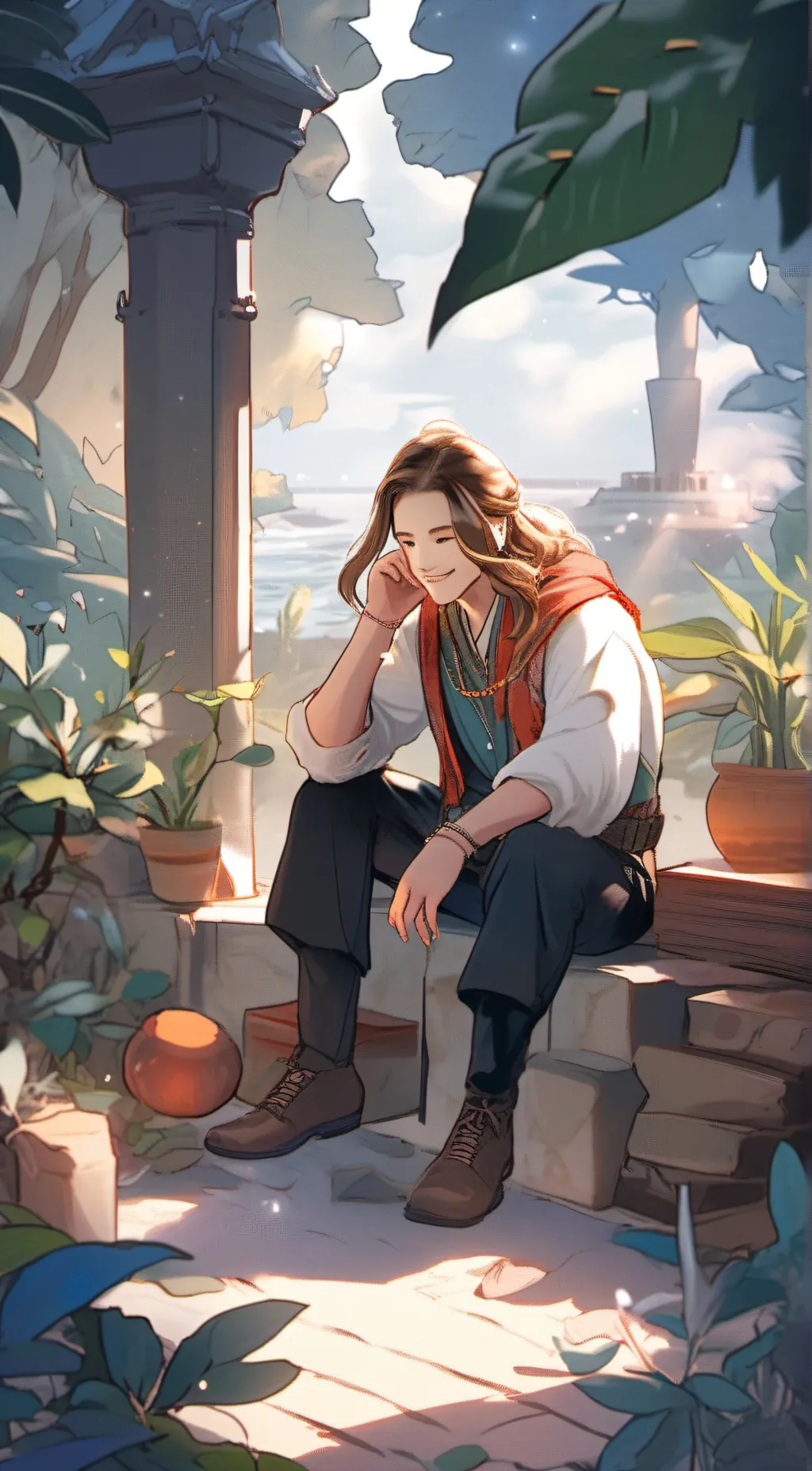 ai character: $-Jacob-$ background